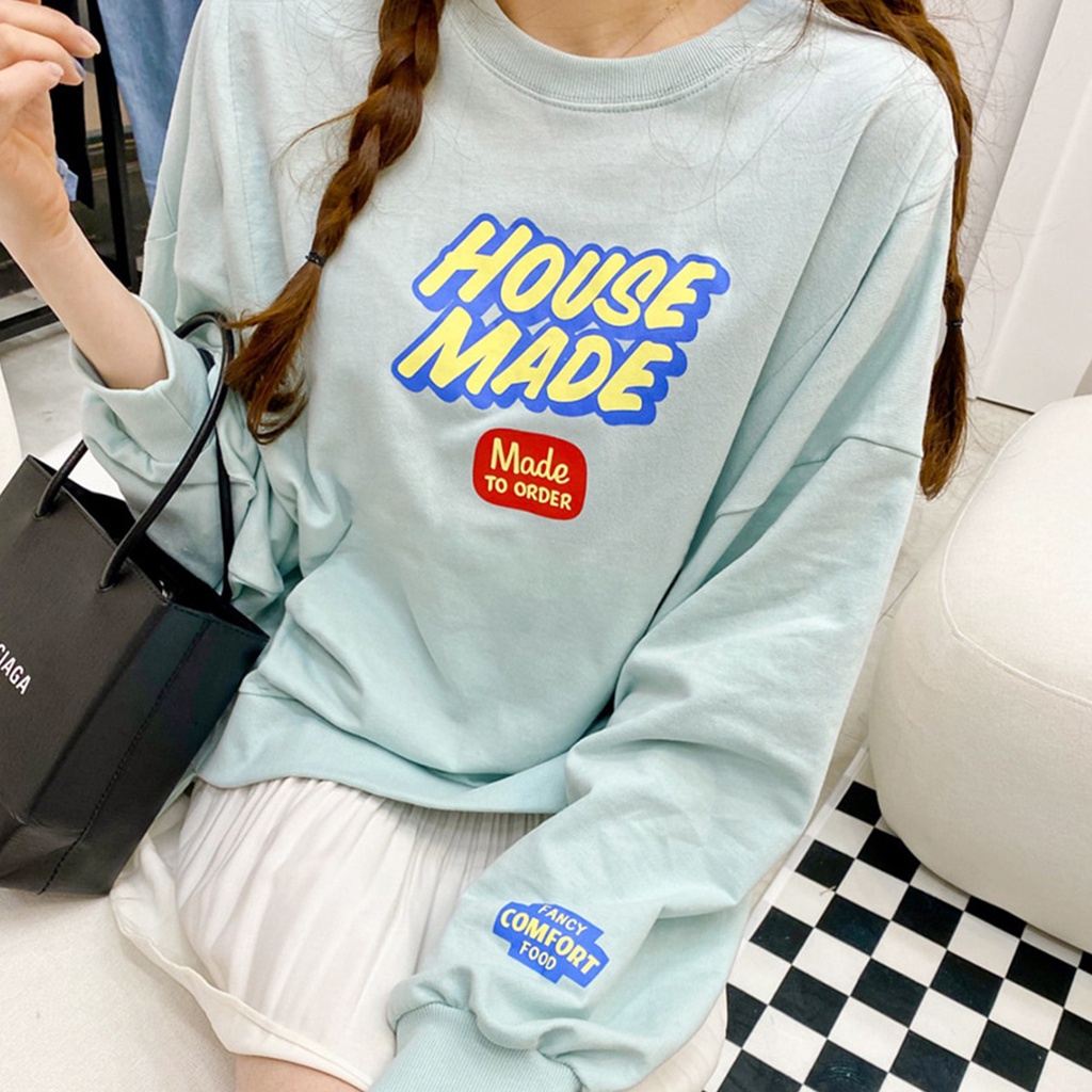 Sweater Big Size House Made Wanita Pria Terbaru Korean Style Size L - XL - XXL - XXXL