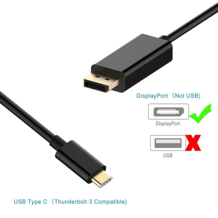 CABLE USB Type C to DP Display Port