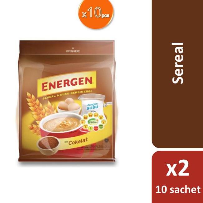 

Diskon✔️Energen Sereal Coklat 2 x 10 pcs|SQ8
