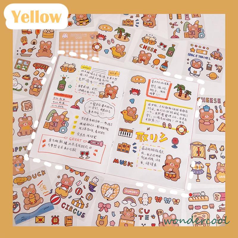 20pcs Stiker Kartun Lucu Untuk Dekorasi Notebook DIY Sticker Stationady-Won