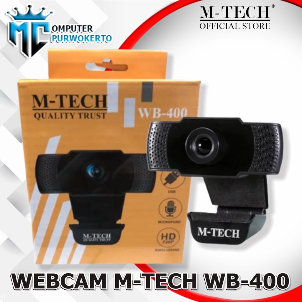 Webcam M-TECH WB-400 HD640x720 px Resolution Camera