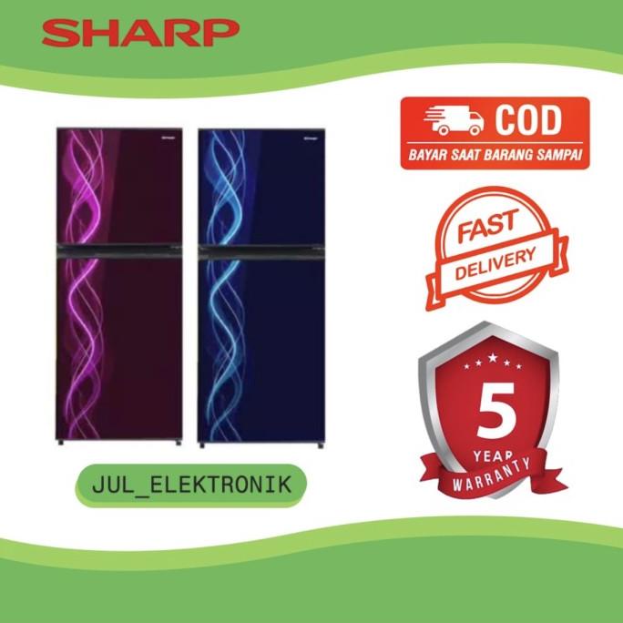 Kulkas 2 pintu sharp sj 197 new