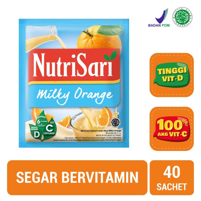 

NutriSari Milky Orange (40 Sch)