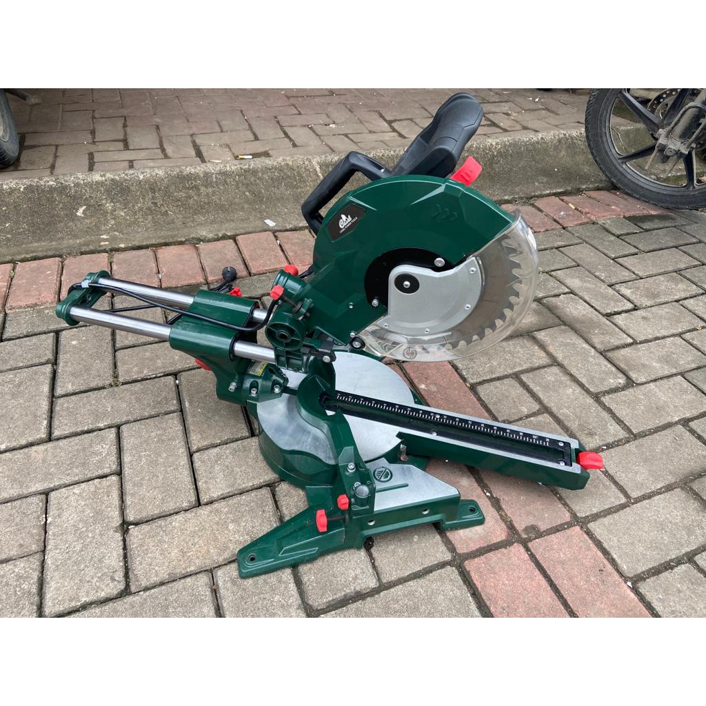 Mitter Saw 10 Inch CASAL Miter Mitre Gergaji Aluminium Kayu Mesin Gergaji Listrik Alumunium Mitre Sa