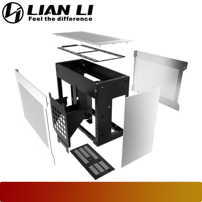 LIAN LI A4H2O | 11-Liter Small Form Factor Case - Silver