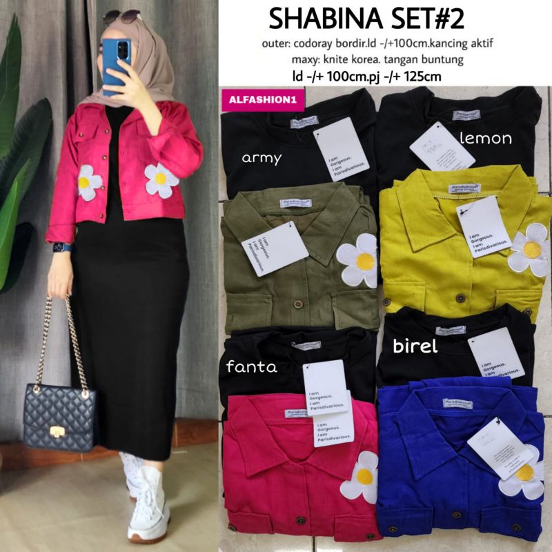 BAJU SETELAN SHABINA SET BY ALFASHION