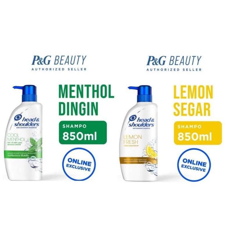 Head and Shoulders Shampoo 850 850ml 850 ml Cool Menthol Lemon 850 850ml 850 ml