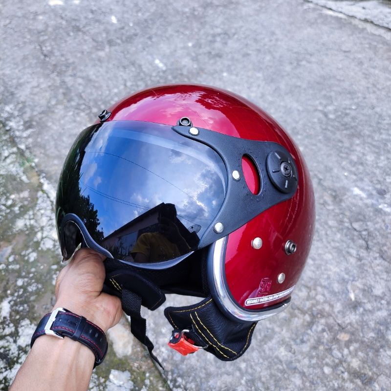 HELM PILOT ITALY KLASIK RETRO