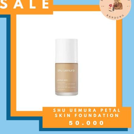 trxLl2L6 Foundation SHU UEMURA Petal Skin Foundation 1ML Kemasan sachet (matte Finish - Ringan - Fou