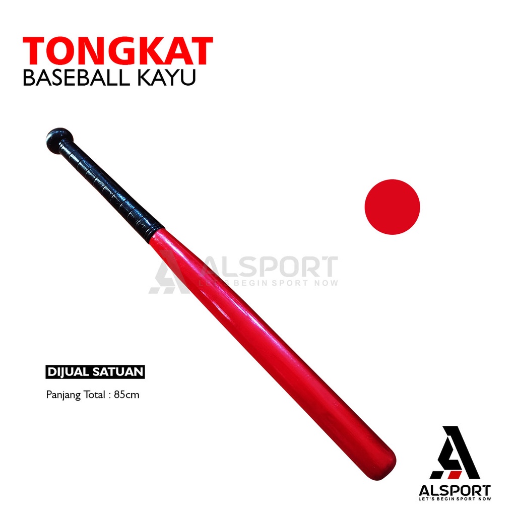 Tongkat Baseball Kayu / Stick Baseball Kayu / Pemukul Baseball Tbk