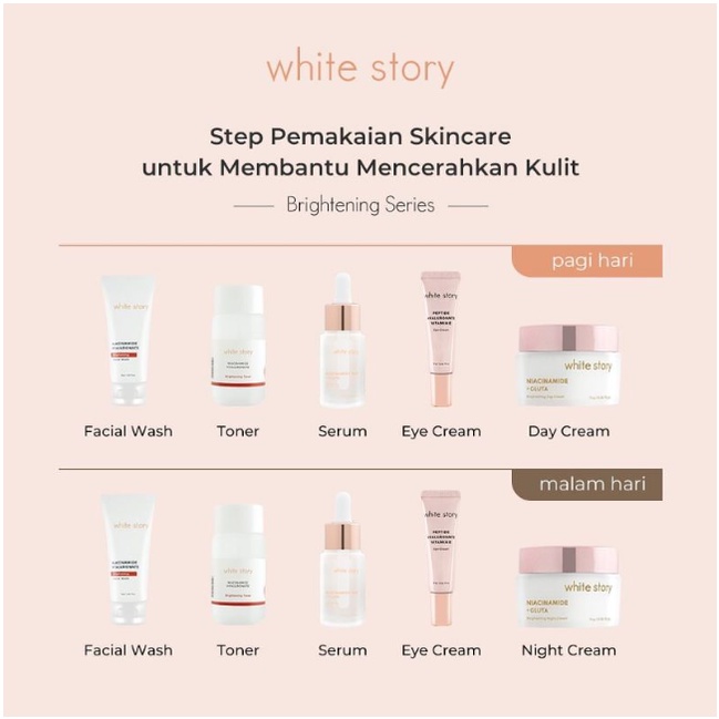 WHITE STORY Skin Brightening &amp; Glowing Series