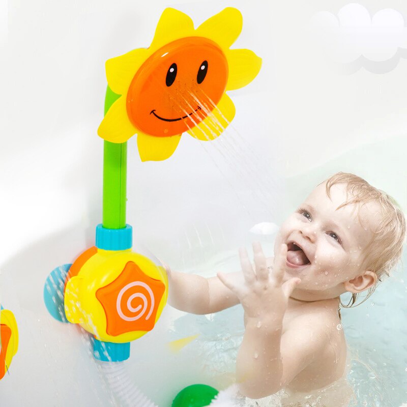 Sunflower Shower Elektrik Baby Bath Toys Mainan Shower Anak Shower Mandi Anak Mainan Mandi Anak Mainan Air Anak