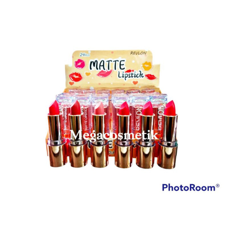 [PERBOX]LIPSTIK REVLON MATTE LONG LASTHING 24PC H/s 603 / Lip maybelline NO BD - 5055