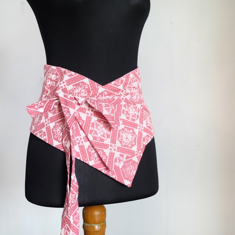 Obi Belt Sabuk Batik Pink