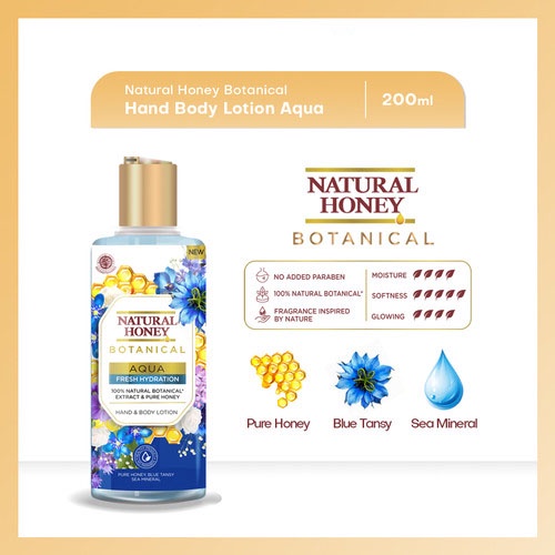 NATURAL HONEY BOTANICAL HAND &amp; BODY LOTION -NJ