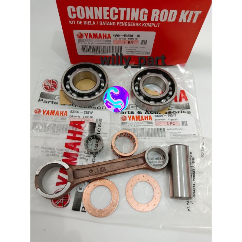 Paket Stang Seher F1zr Force 1 Alfa + Bearing Kruk As 6205 2 PCS F1zr Force 1 Alfa Yamaha (4WH)