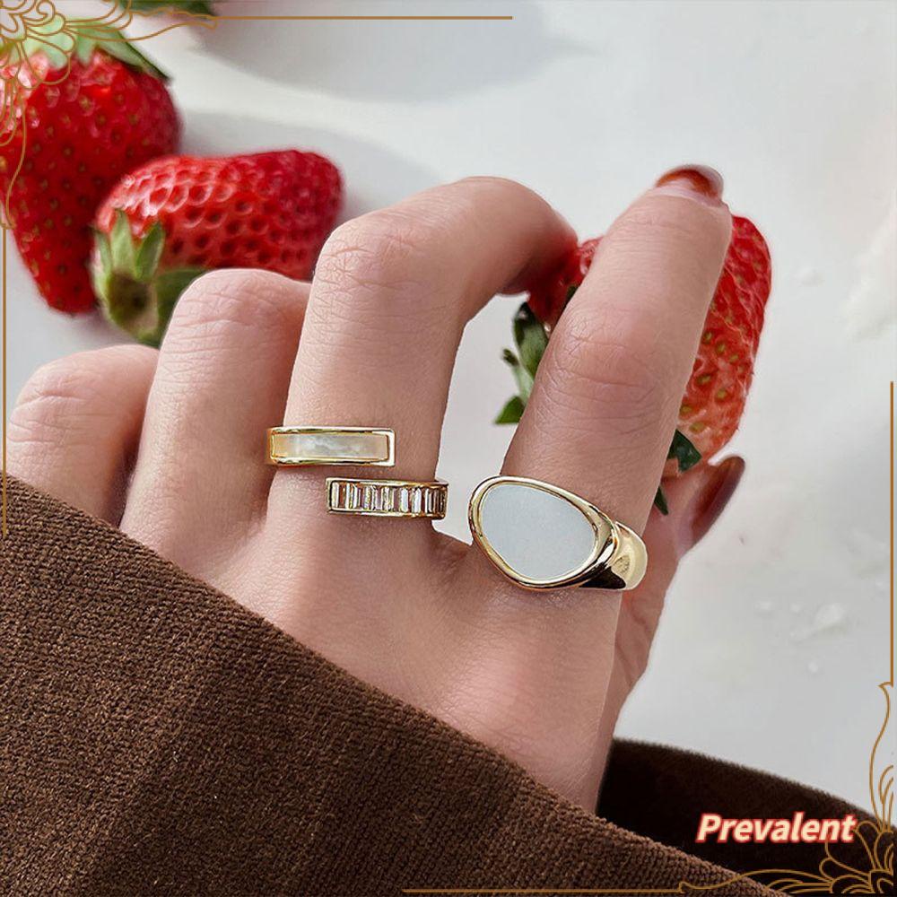 Preva Cincin Dapat Disesuaikan Cincin Mewah Cincin Perempuan Cincin Retro Retro Accesories