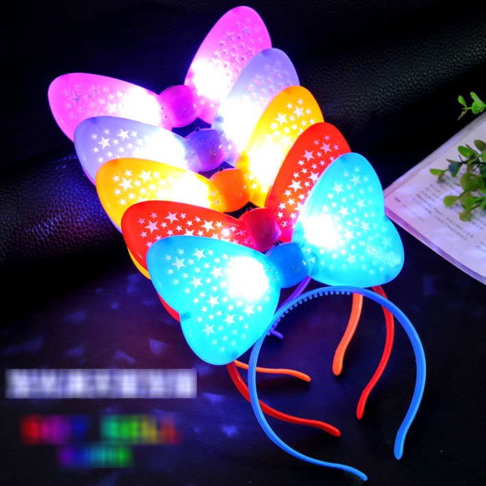 Bando Pita LED Flash Bandana MENYALA Pesta Tahun Baru New Year Party