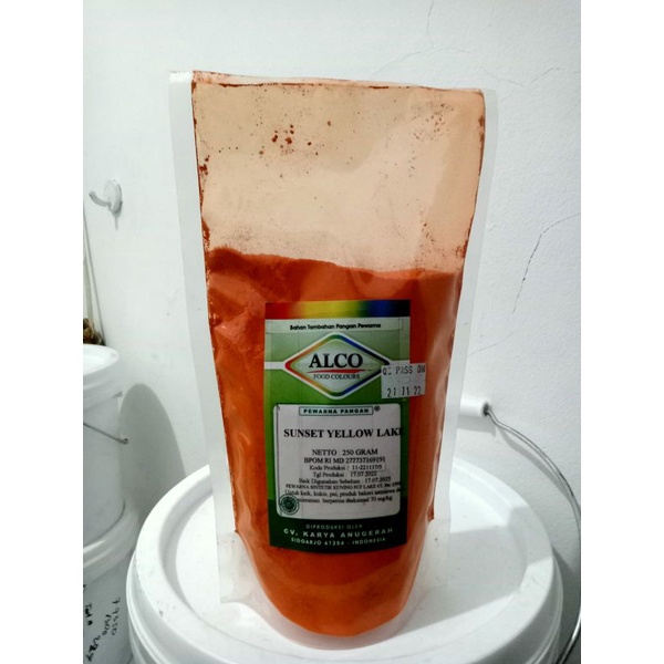 

PEWARNA BUBUK Tartazine lake 250grBrown HT lake 250grPounceau lake 250grSunset yellow lake 250gr