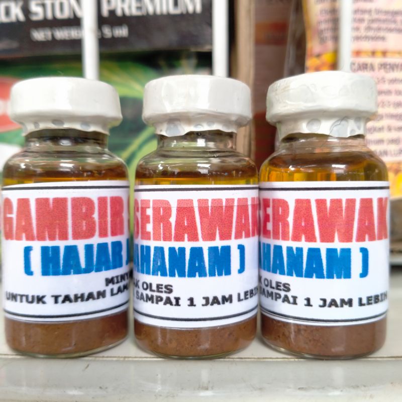 GAMBIR SERAWAK HAJAR JAHANAM MINYAK OLES KUAT DAN TAHAN LAMA