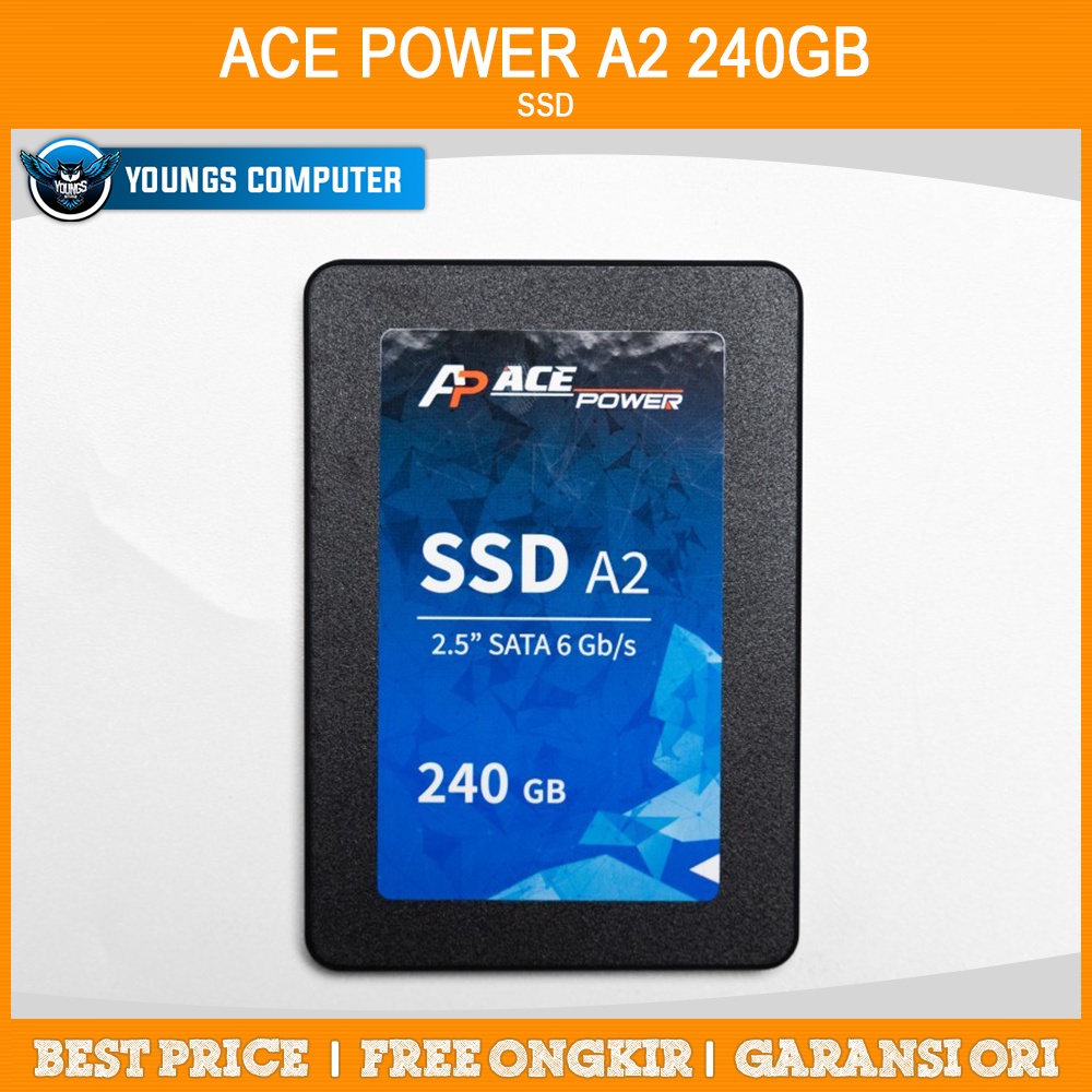 SSD ACE POWER A2 240GB | Garansi 3 Tahun | SSD SATA3 2.5&quot;