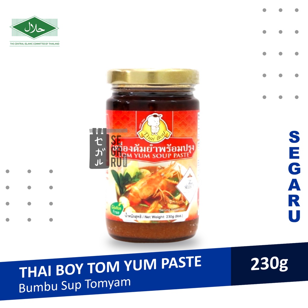 THAI BOY Bumbu Tom Yum Paste Tomyam Halal 230 Gram