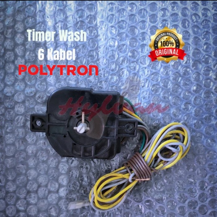 TIMER WASH | TIMER PENCUCI MESIN CUCI POLYTRON 6 KABEL ORIGINAL