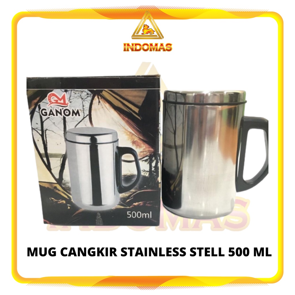 IM - MUG CANGKIR STAINLESS STELL 500ML /  THERMOS MUG MODEL GELAS STAINLESS STEEL 500 ML  / MUG STAI