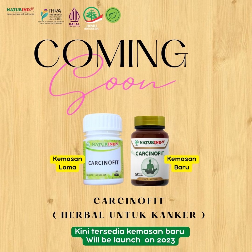 

Carcinofit (Herbal solusi untuk membantu proses penyembuhan Cancer)