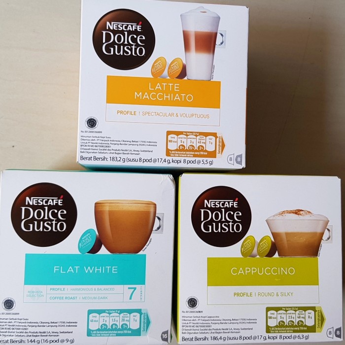 

Nescafe Dolce Gusto Capsule The Best Of White Coffee Mix 4In1 Sampler