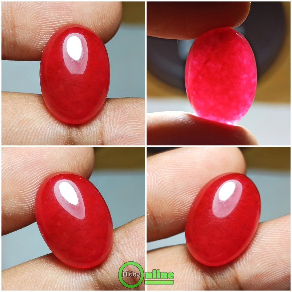 BATU AKIK NATURAL GIOK CINA MERAH QUARTZ KRISTAL