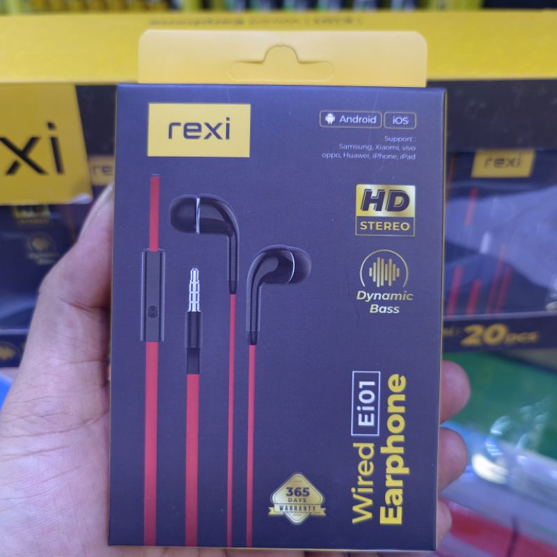 Headset Rexi Ei01 Dinamic Bass Original