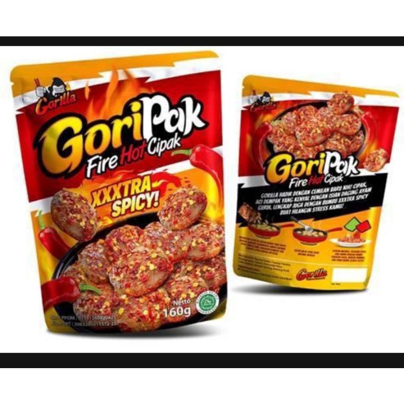 

Gorilla Aci Dempak GoriPak 160 gr Fire Hot Cipak