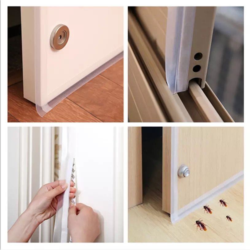 Seal Tape / Penahan / Penutup Celah Bawah Pintu 1Mx2.5cm