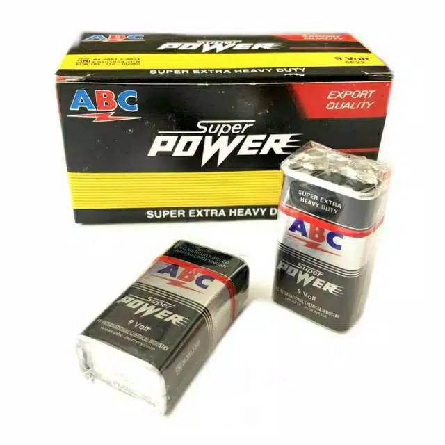 Baterai Kotak ABC 9Volt Super power 9V