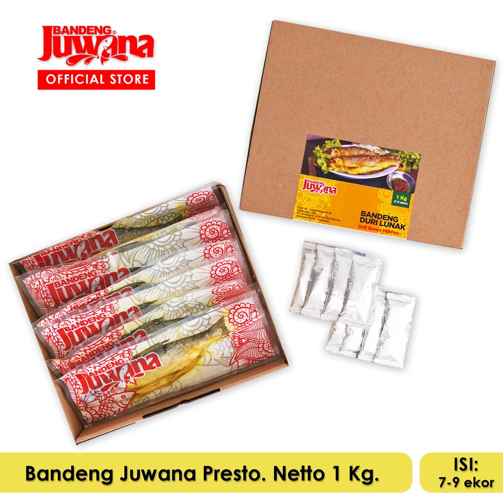 

Bandeng Juwana - Bandeng Presto Dus 1 Kg (Isi 7-9 pcs)