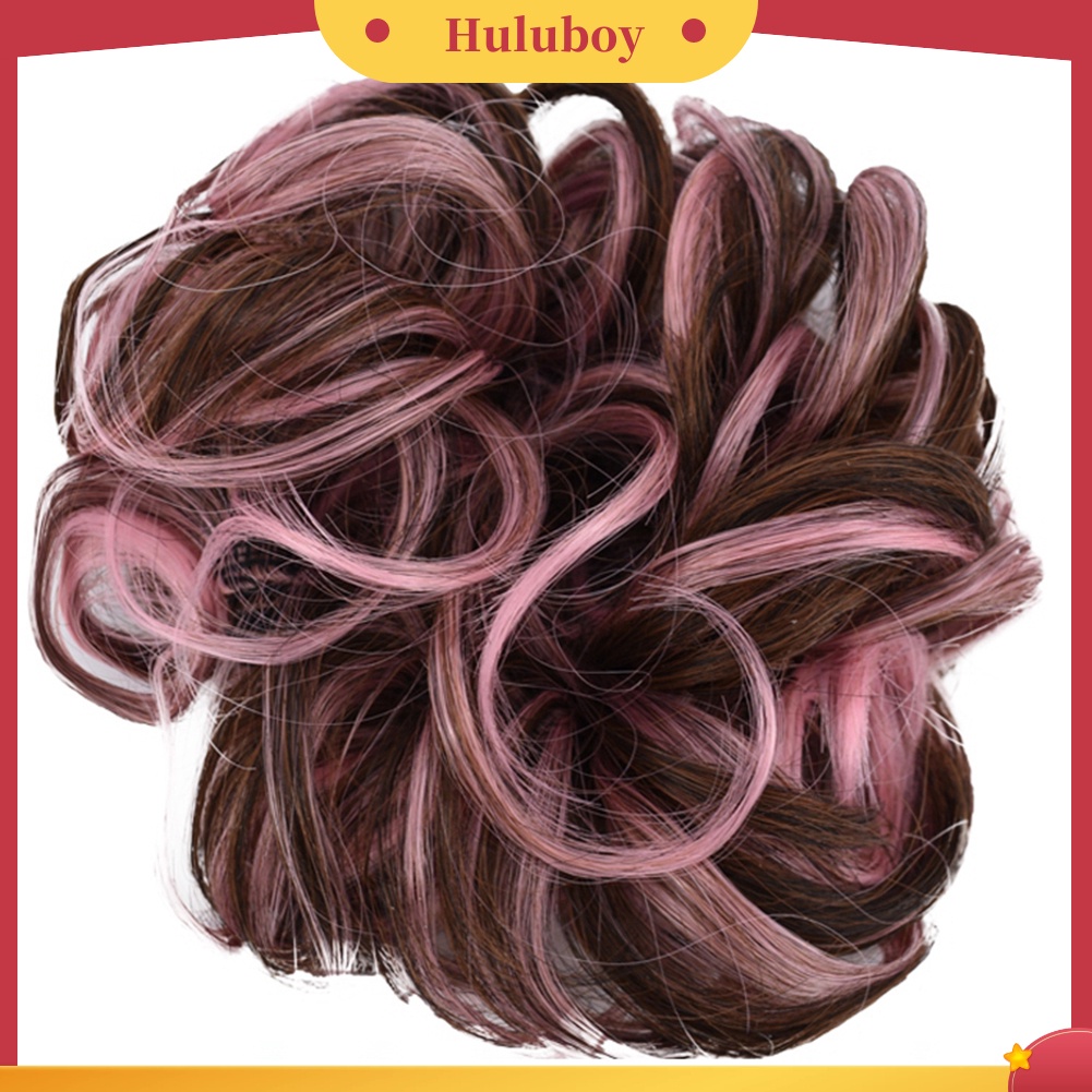 Wig Rambut Ponytail Elastis Model Keriting Untuk Wanita