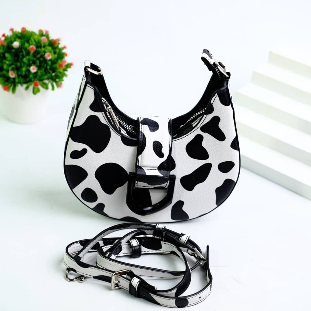 [7.7 Boombastis Sale⚡] - TAS WANITA IMPORT BRANDED ITZY FREE BOX PREMIUM CK CK956 SHOULDER BAG