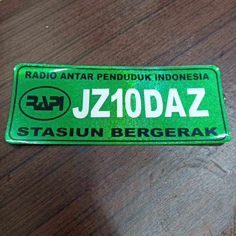 

Stiker RAPI Callsign STASIUN BERGERAK