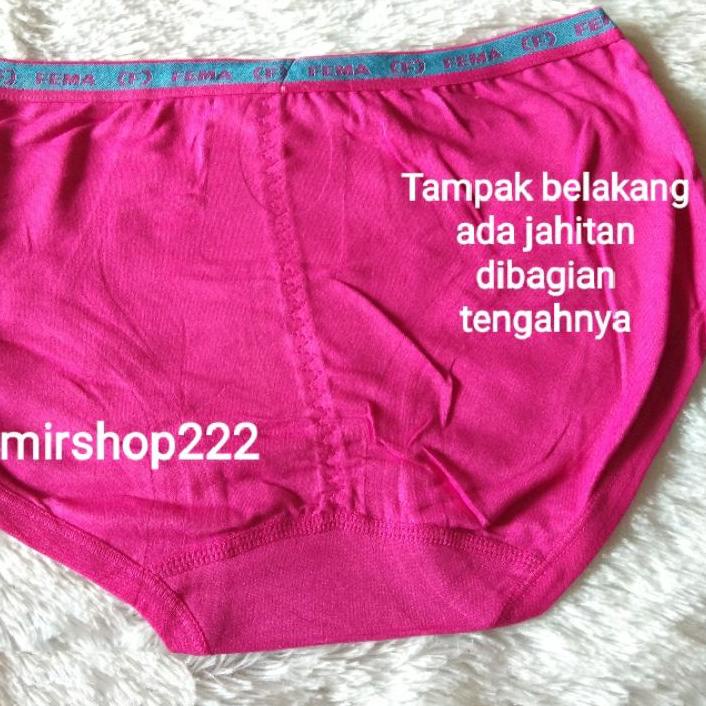 향 6 PCS Celana Dalam FEMA Super Soft Nyaman/CD Fema /CD Fema Kekinian