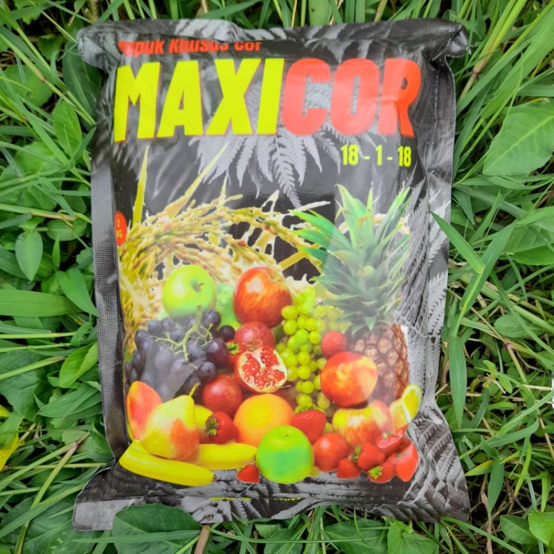 NPK SERBUK MAXICOR 18-1-18 ISI 2KG/NPK COR SERBUK /  PUPUK KHUSUS COR / NPK BUAH DAN DAUN / PUPUK TA