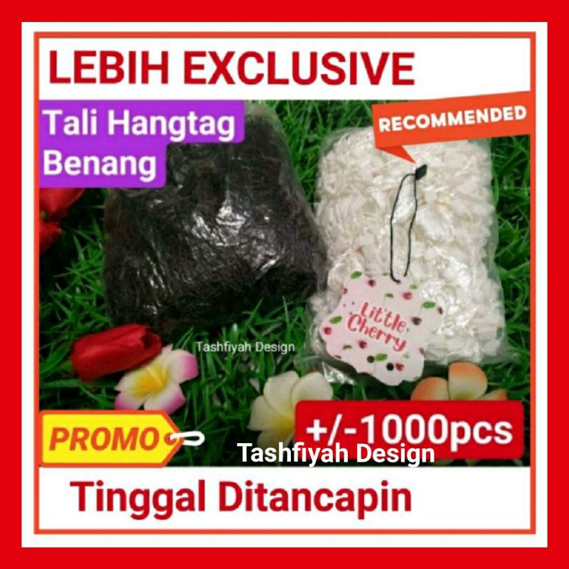 

Tali hang tag label gantungan baju handtag benang sekitar 1000pcs