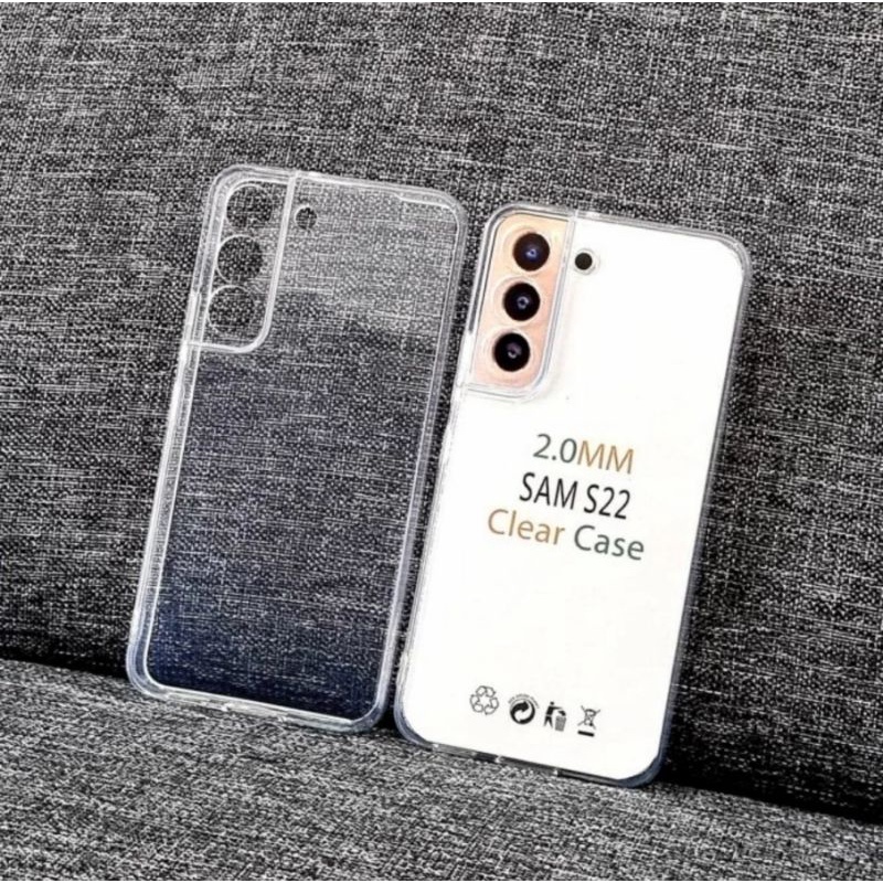 Case Samsung Galaxy S22 / S22 Plus S22+/ S22 Ultra 5G / S21 FE / S20 FE / S21 S21 Plus S21+ Ultra 5G 4G Silikon Casing Softcase Soft Clear Bening Camera Protect Transparan