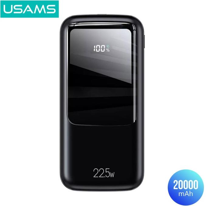 Usams Pb58 Powerbank Fast Charging 22.5W 20000Mah Broad Led Display