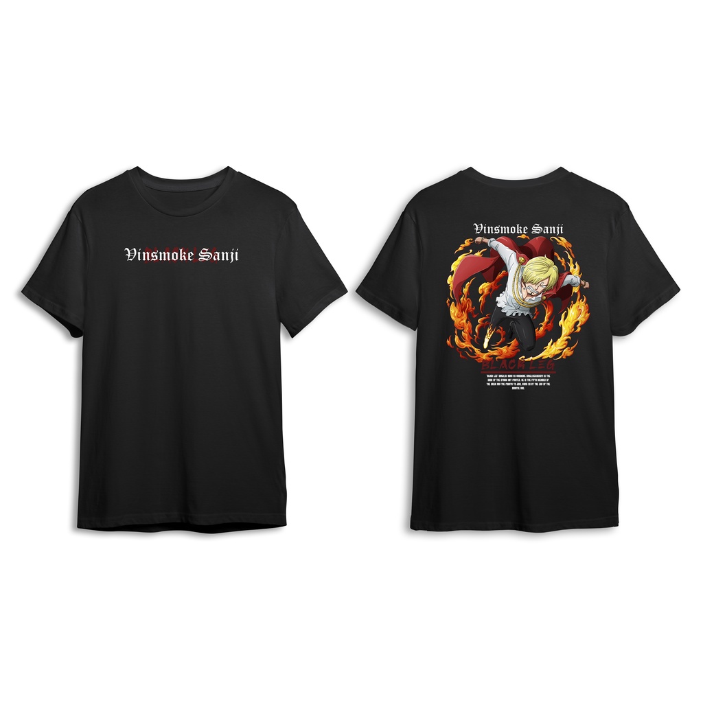 KAOS ANIME ONE PIECE SANJI VINSMOKE BAJU SANJI PRIA WANITA