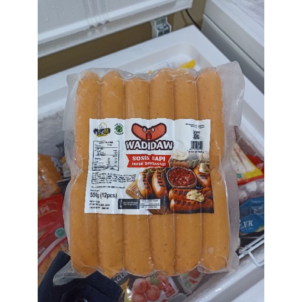 

Wadidaw Sosis Sapi isi 12 pcs 550 gram