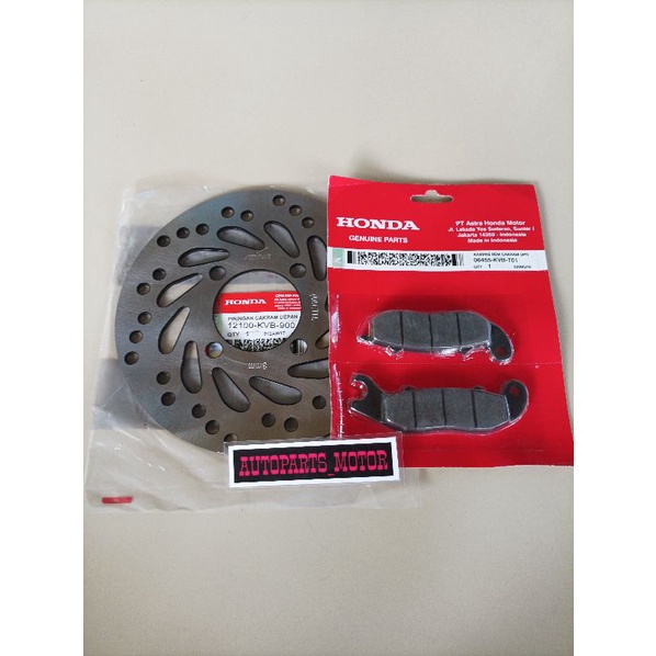 PIRINGAN DEPAN+KAMPAS REM HONDA VARIO 110 KARBU/VARIO TECHNO 110 KARBU
