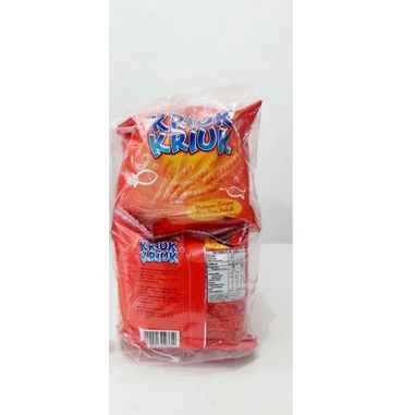 

Oishi Kriuk Kriuk Rasa Ikan Balado 1 Renceng 10 Sachet