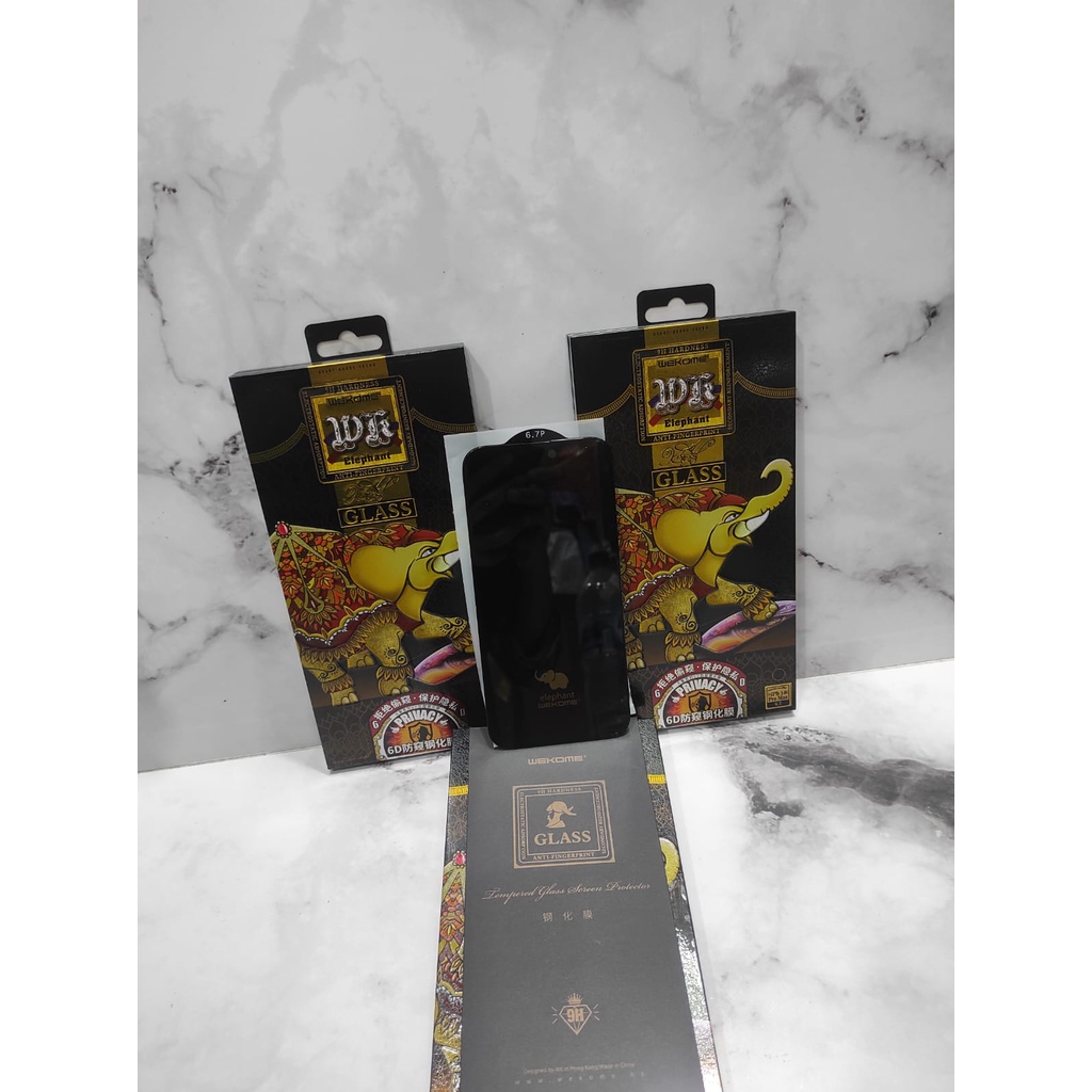 WK 6D 9H Elephant Full Coverage Screen Protector Tempered Glass For iPhone 13pro &amp; 13 promax. spy ( privacy)