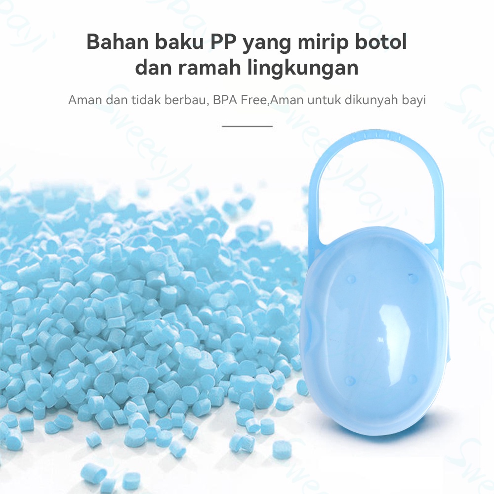 Sweetybayi Pacifier case kotak penyimpanan dot empeng bayi Wadah dot bayi